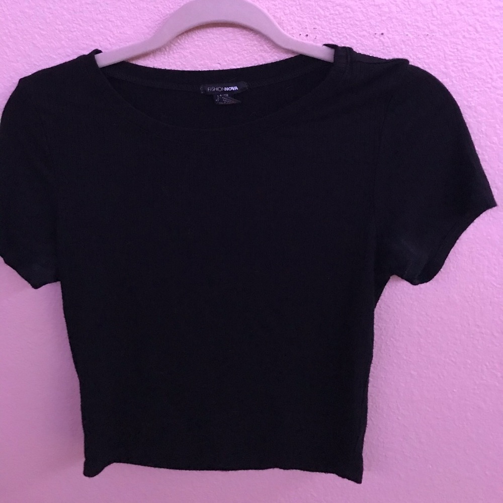 Fashion Nova ripped crop top